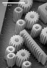 micromachined cogs