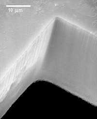 Micromachined corner detail