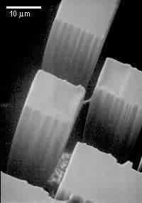 Micromachined pillars